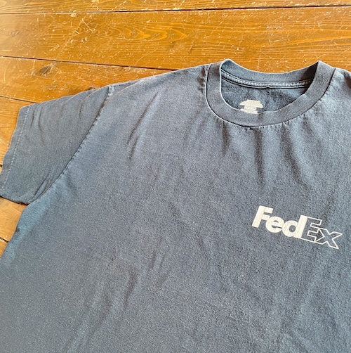 00s FedEx one point print T-Shirt