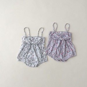 ベビー水着 女の子 キャミソールタイプ オールインワン 子供用 キッズ 2色 66-100㎝ 赤ちゃん プール 24zm290