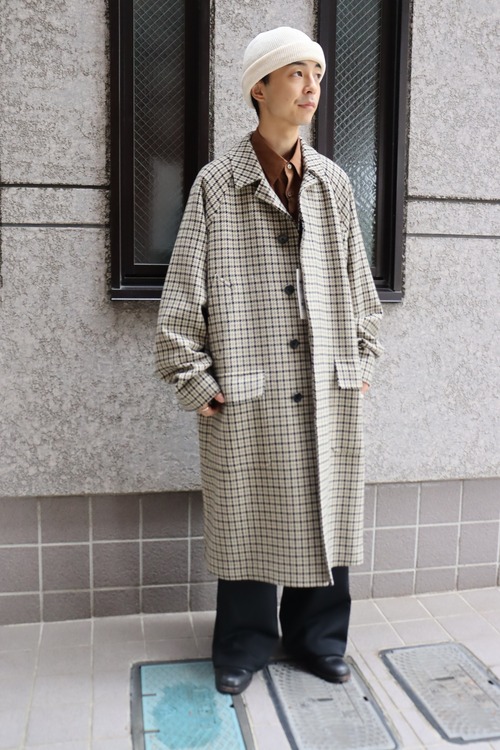 J.PRESS ORIGINALS " BALMACAAN COAT ( Check ) "