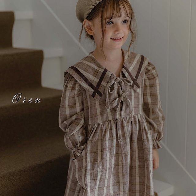 【取寄】oren|manon autumn dress|マノンオータムワンピース|S-XL|baby&kids|26 autumn