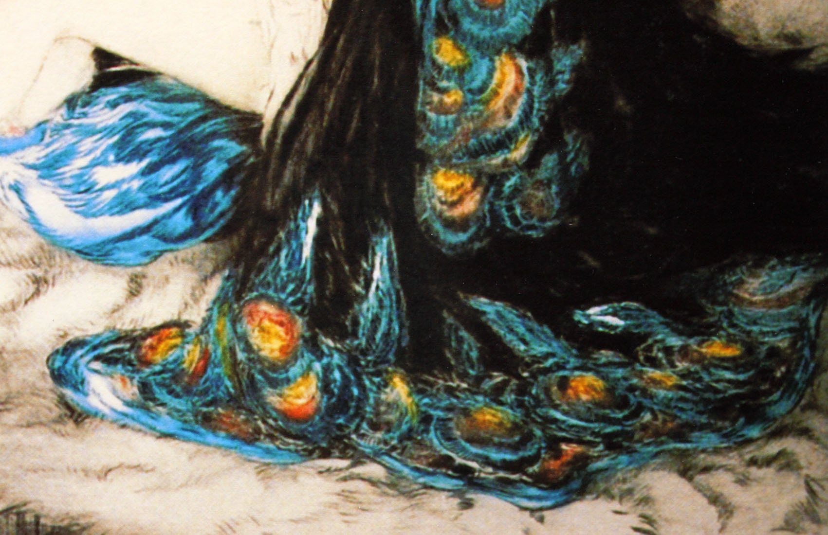 ルイ イカール「シルクローブ」作品証明書 展示用フック 限定375部エディション付複製画ジークレ