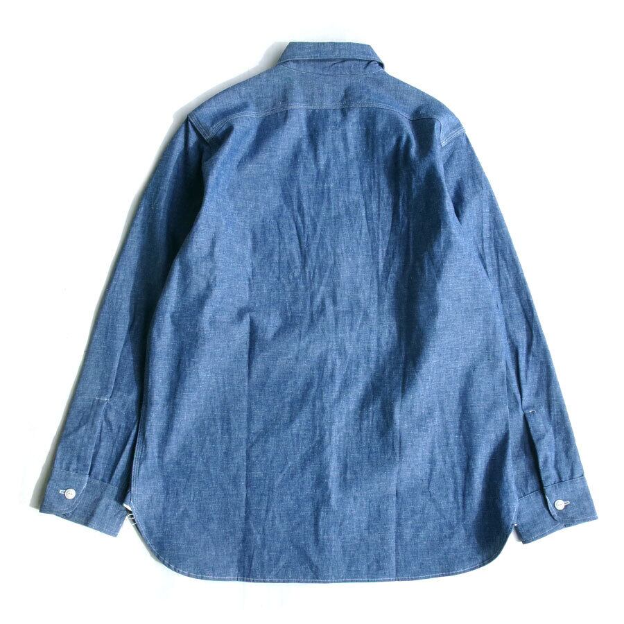 WAREHOUSE ＆CO. 3048 BIG YANK TYPE CHAMBRAY SHIRTS SAX ウェア