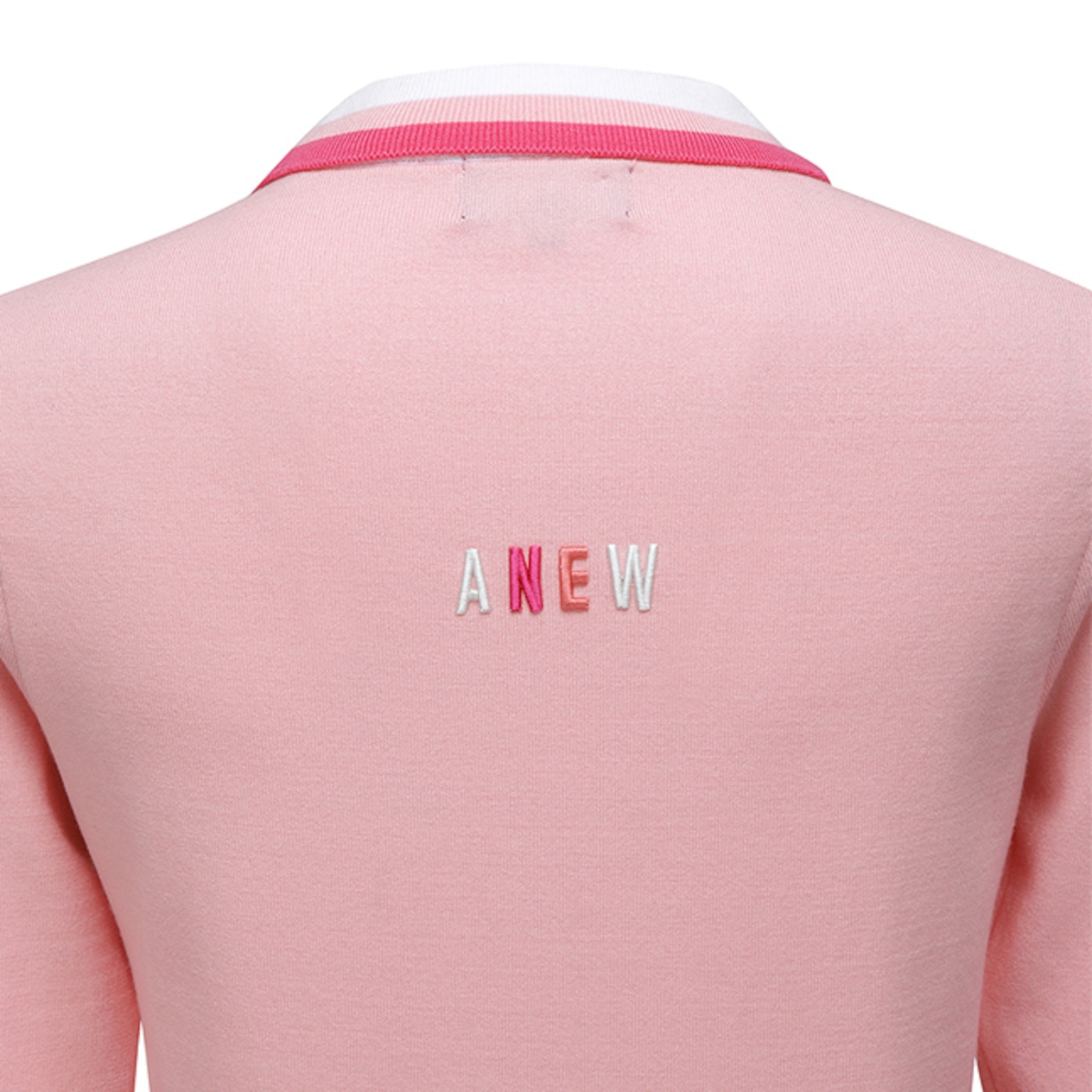 WOMEN LOGO COMBINATION PASTEL SWEATER