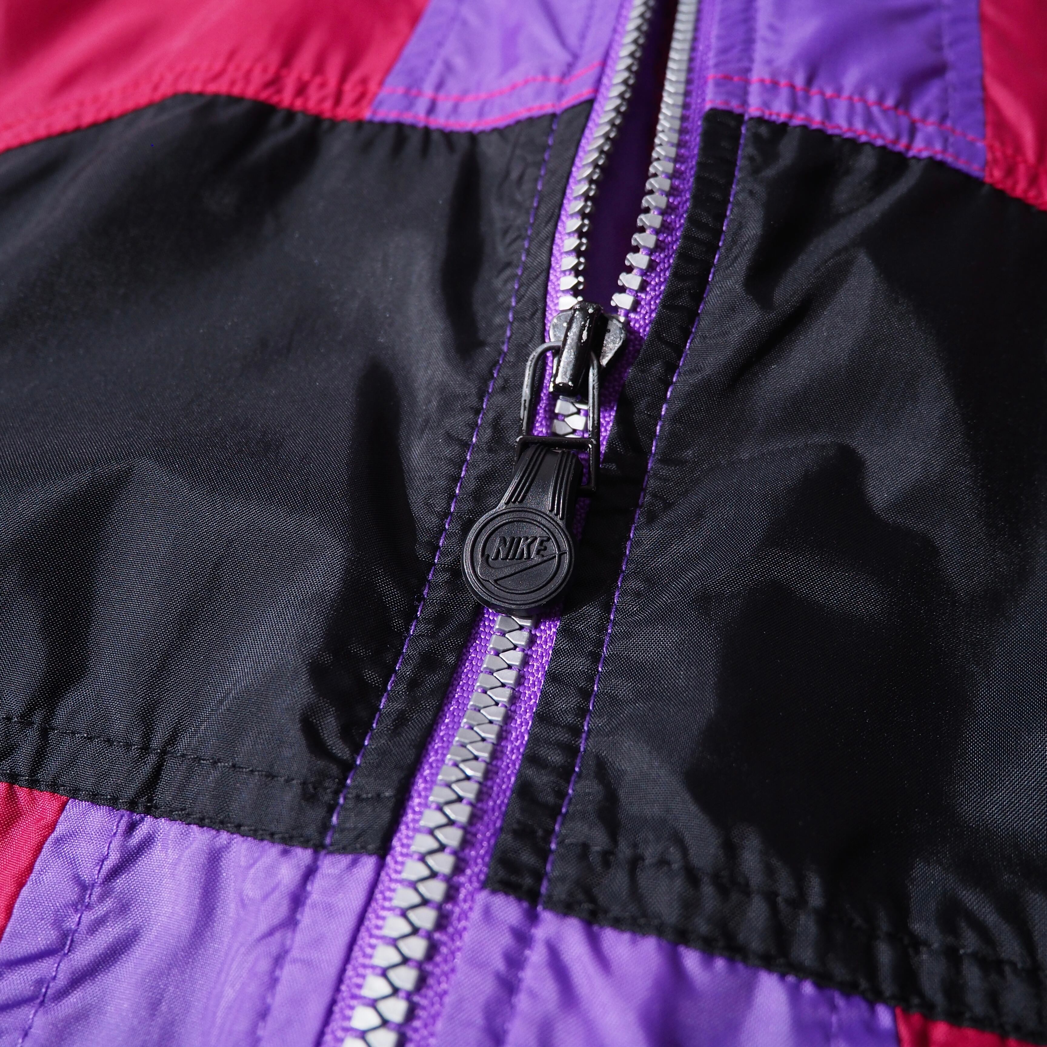 ” Nike ” Bewitching color panel switching design nylon jacket