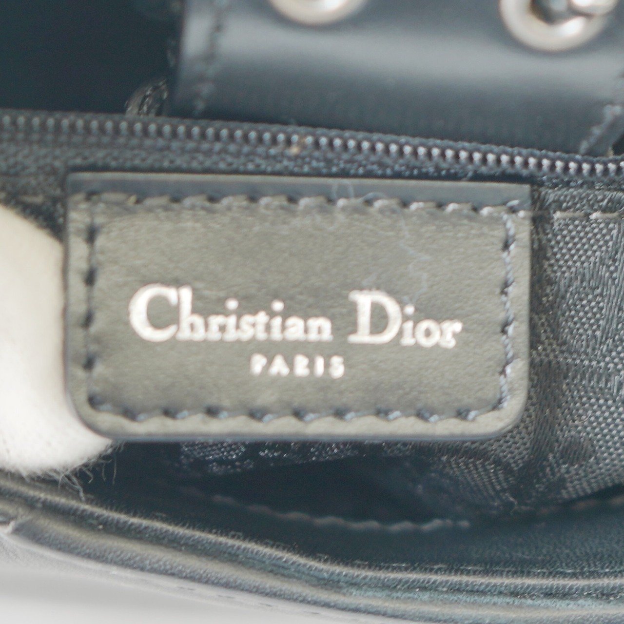 Christian Dior クリスチャンディオール ストリートシック レザー ワンショルダーバッグ ブラック BO A 0102