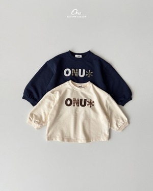 【ﾉﾍﾞﾙﾃｨ＆送料無料】Embroidered Patch T-Shirt / onu