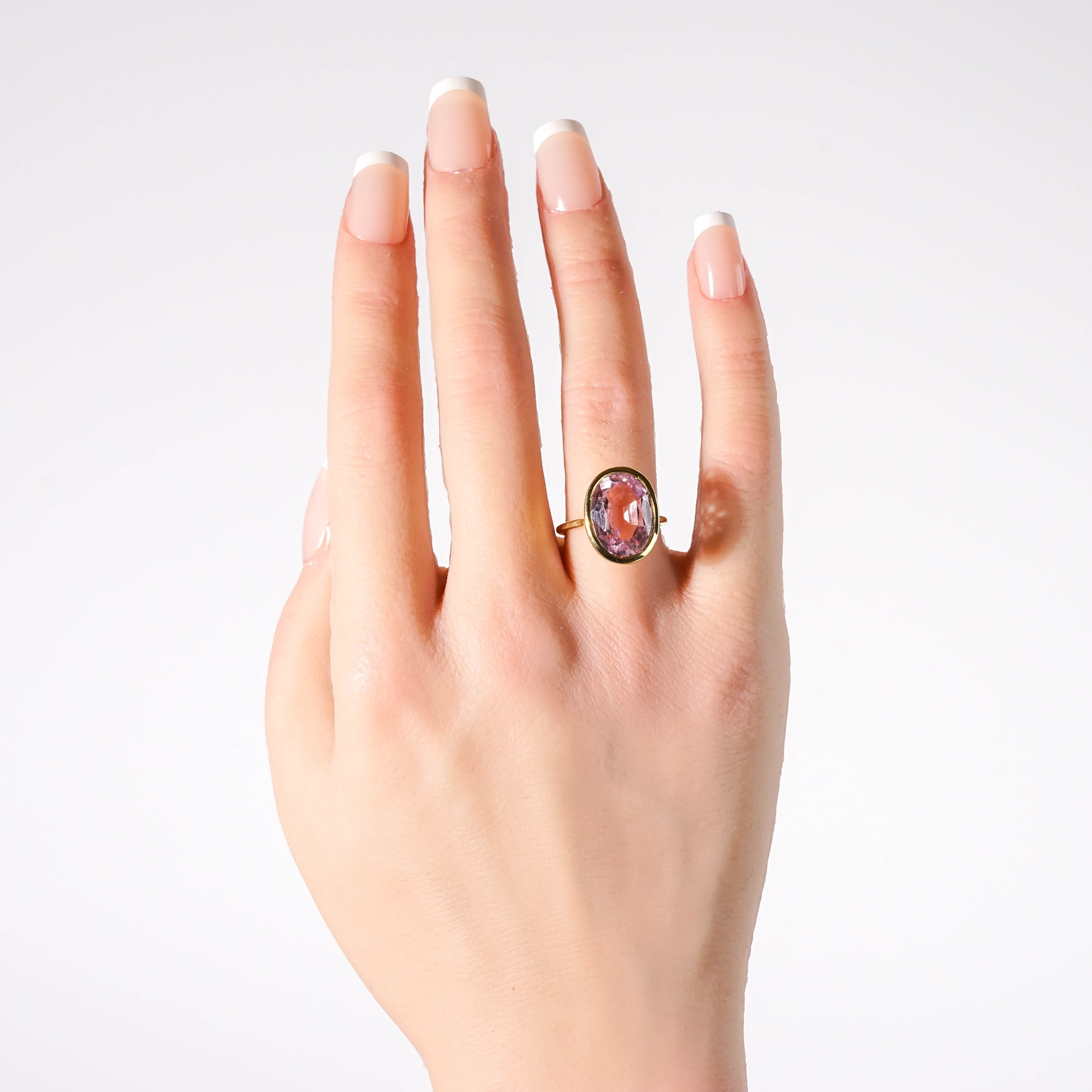 9号】クンツァイトリング（グラン） | YUEN jewelry