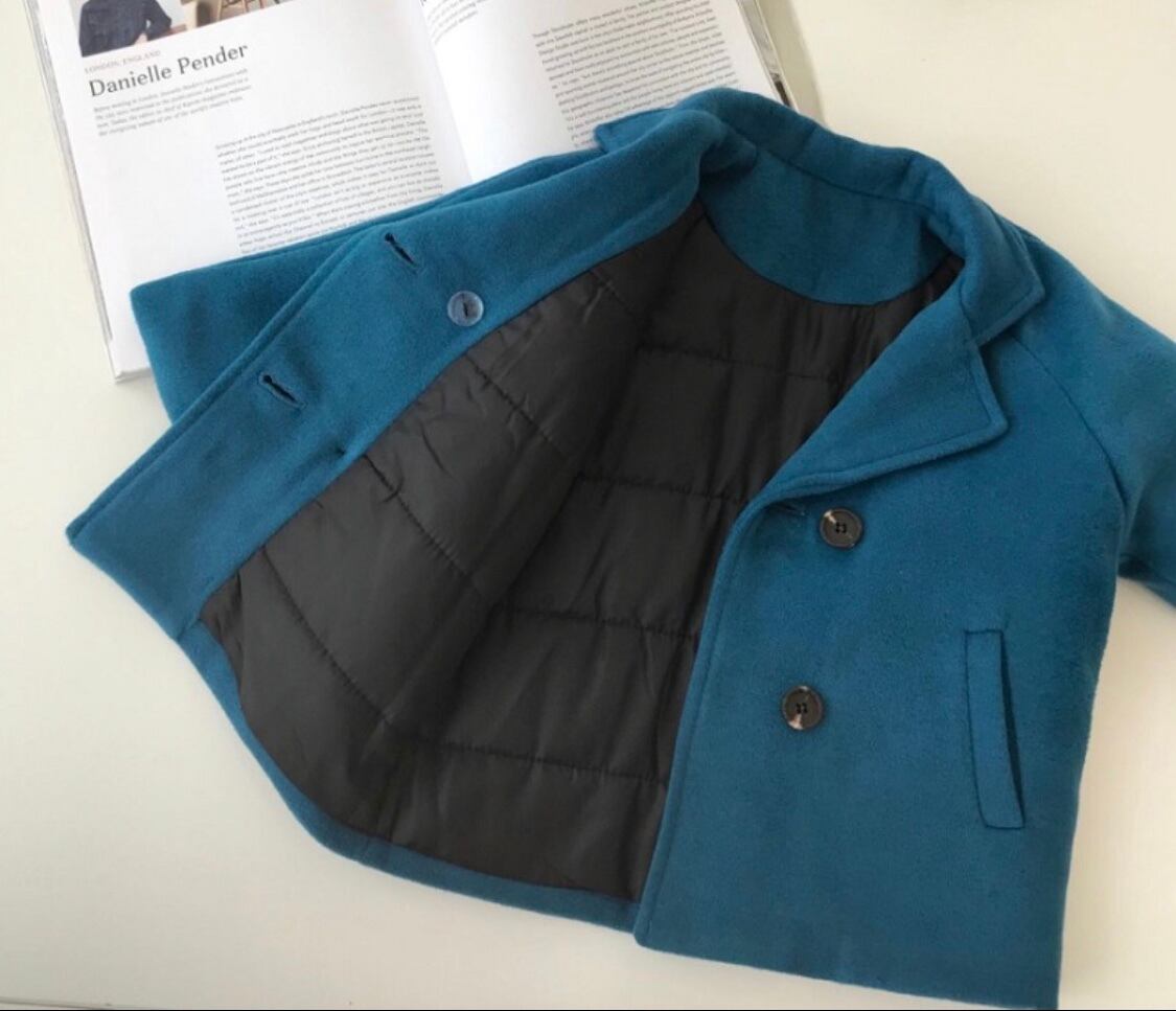 キッズキルティングチェスターコート》》》》》》》》》チェスターコート コート キッズ ベビー キルティング あったか 海外子供服 プチプラ ユニセックス