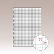 リヒトラブ ツイストノート用 ルーズリーフ B5 29穴 方眼 30枚入 N1600S