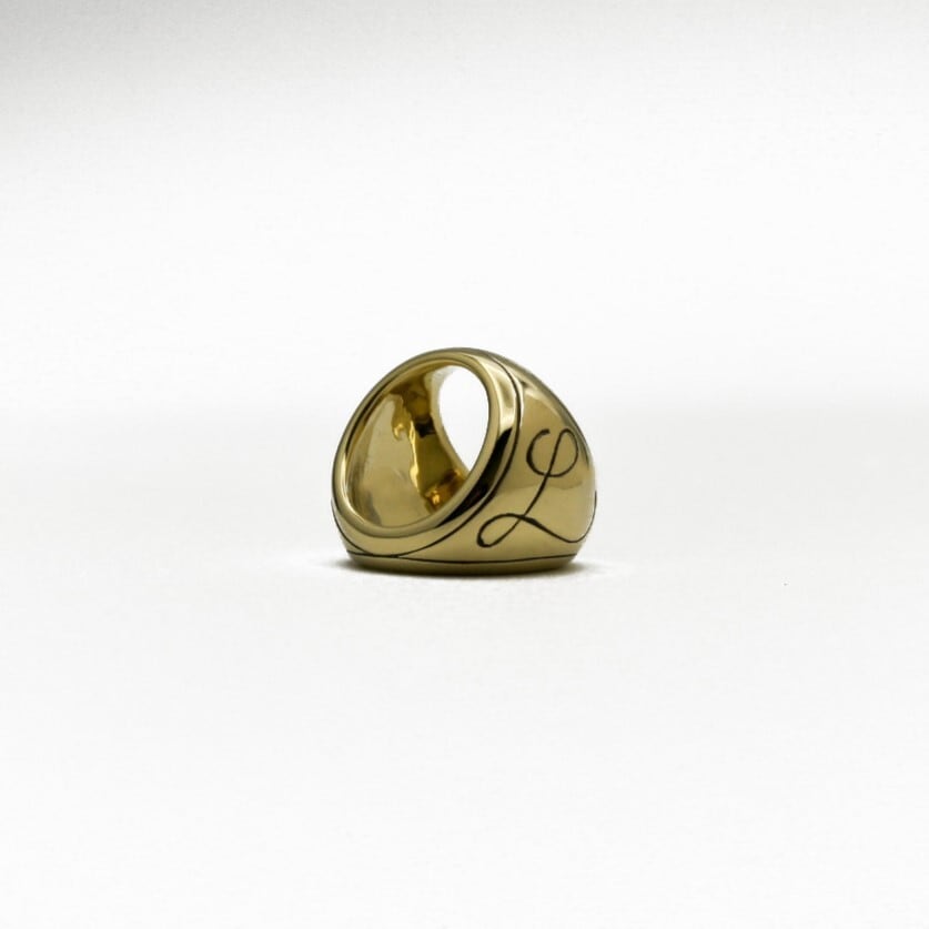 IVY SCARF RING -brass- | LONESOME．