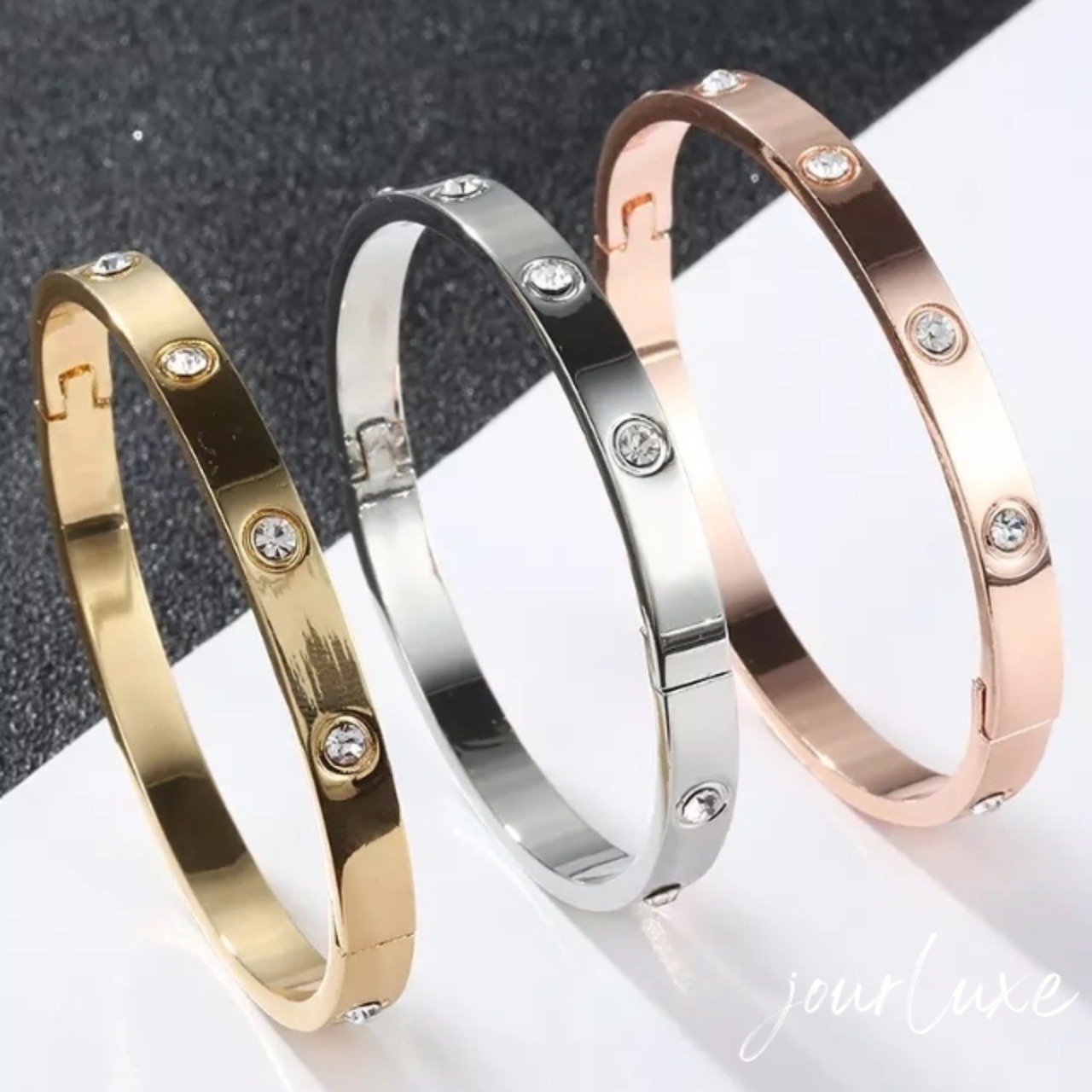 zirconia bangle #B1004