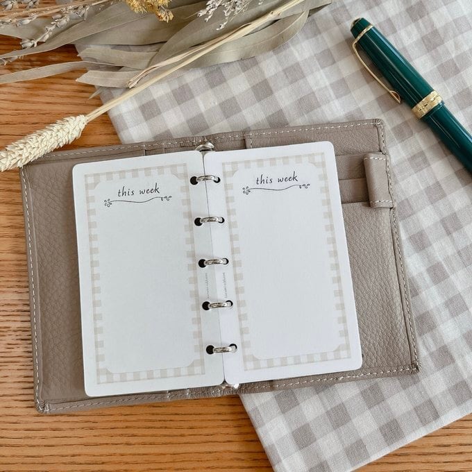 マイクロ5サイズ/this weekリフィル