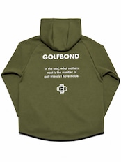 IN THE END TECK ZIP HOODIE GREEN【PRE ORDER】