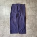 80s 極太 フランス軍 フレンチワーク ブルー パンツ W37