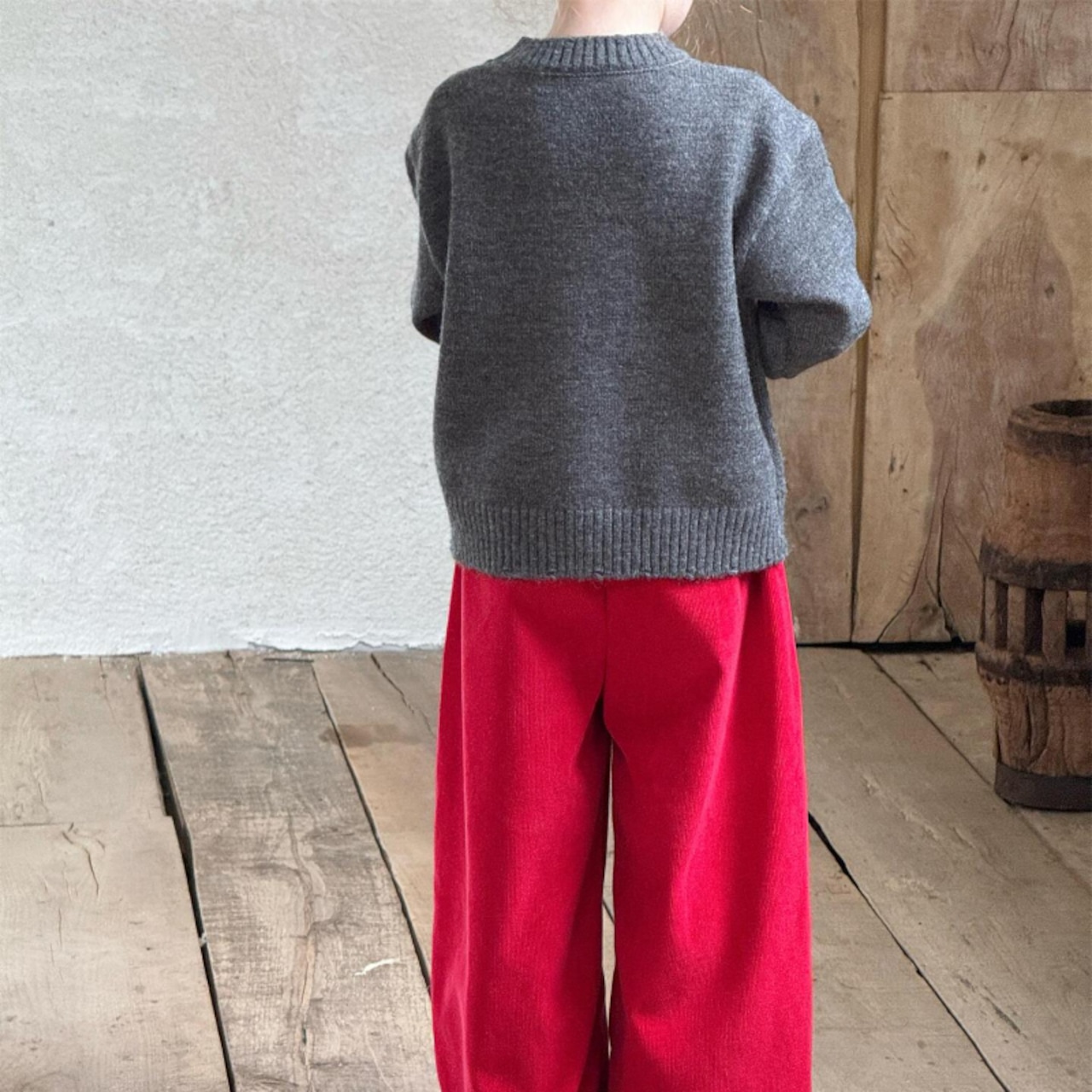 冬ビッグアイデザインセーター