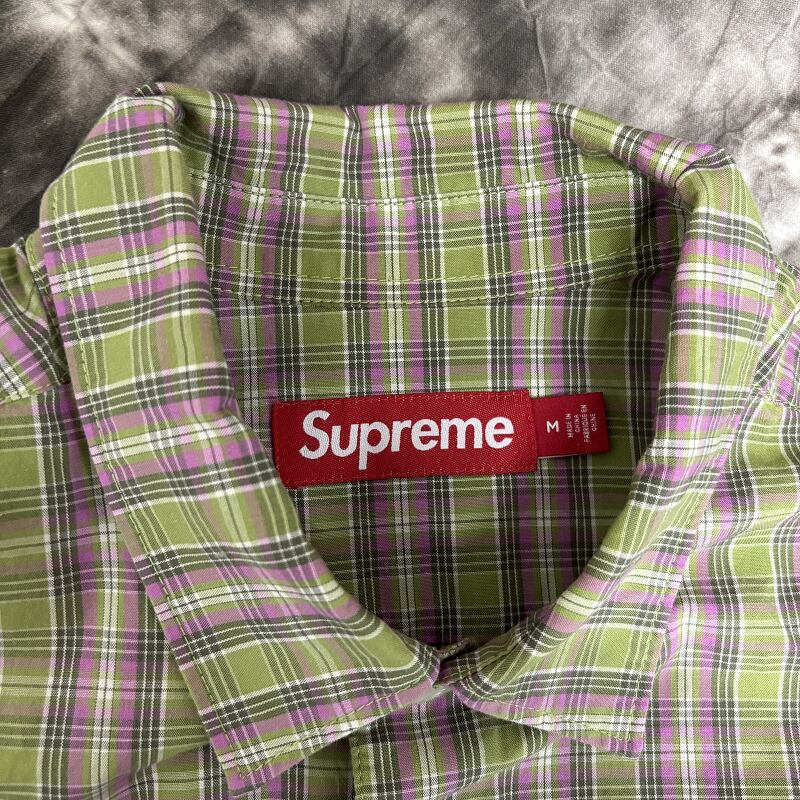 Supreme/シュプリーム【24SS】Loose Fit Mini Plaid S/S Shirt Supreme/シュプリーム【24SS】Loose Fit Mini Plaid S/S Shirt