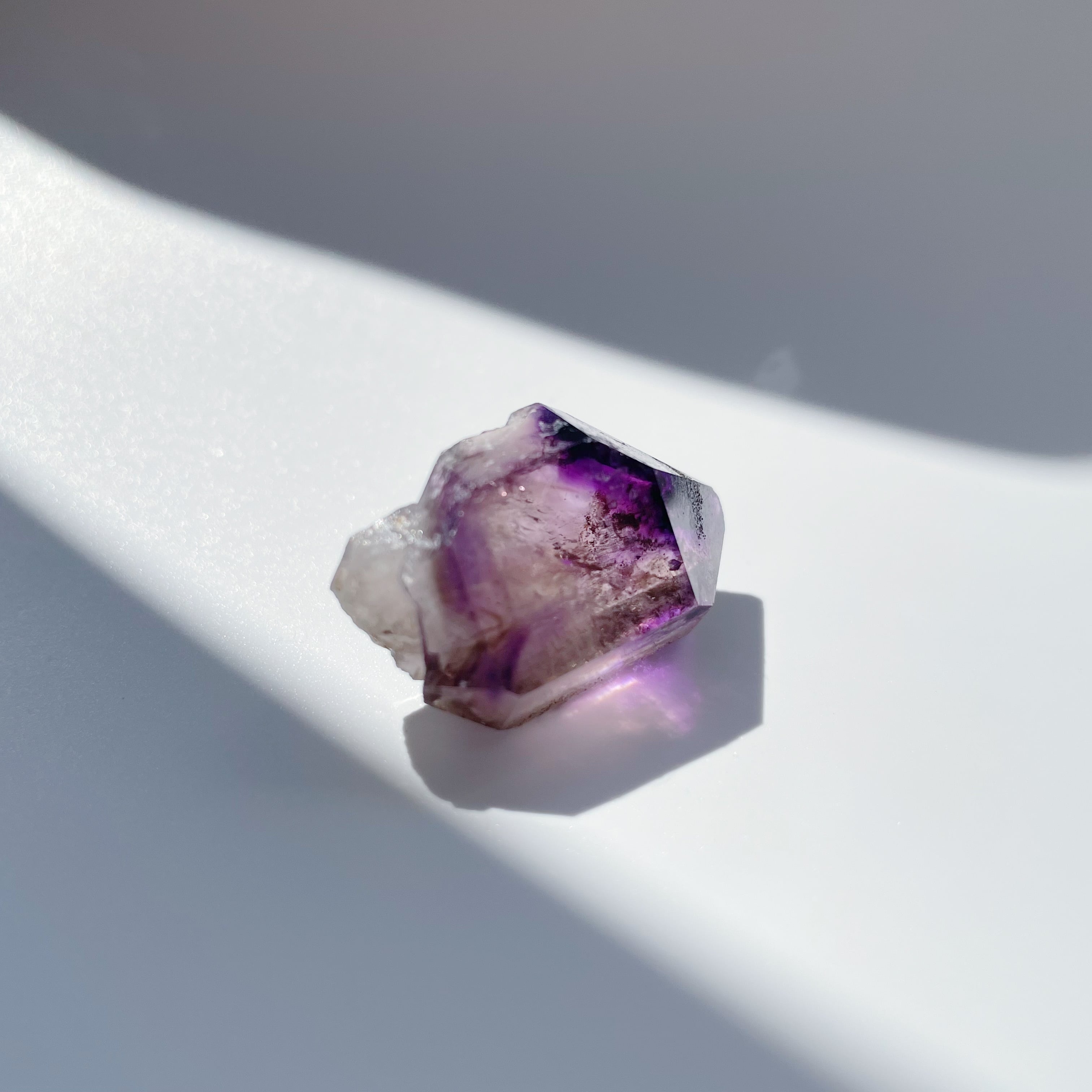 ジンバブエ産シャンガーンアメジスト08◇Smoky Amethyst◇天然石