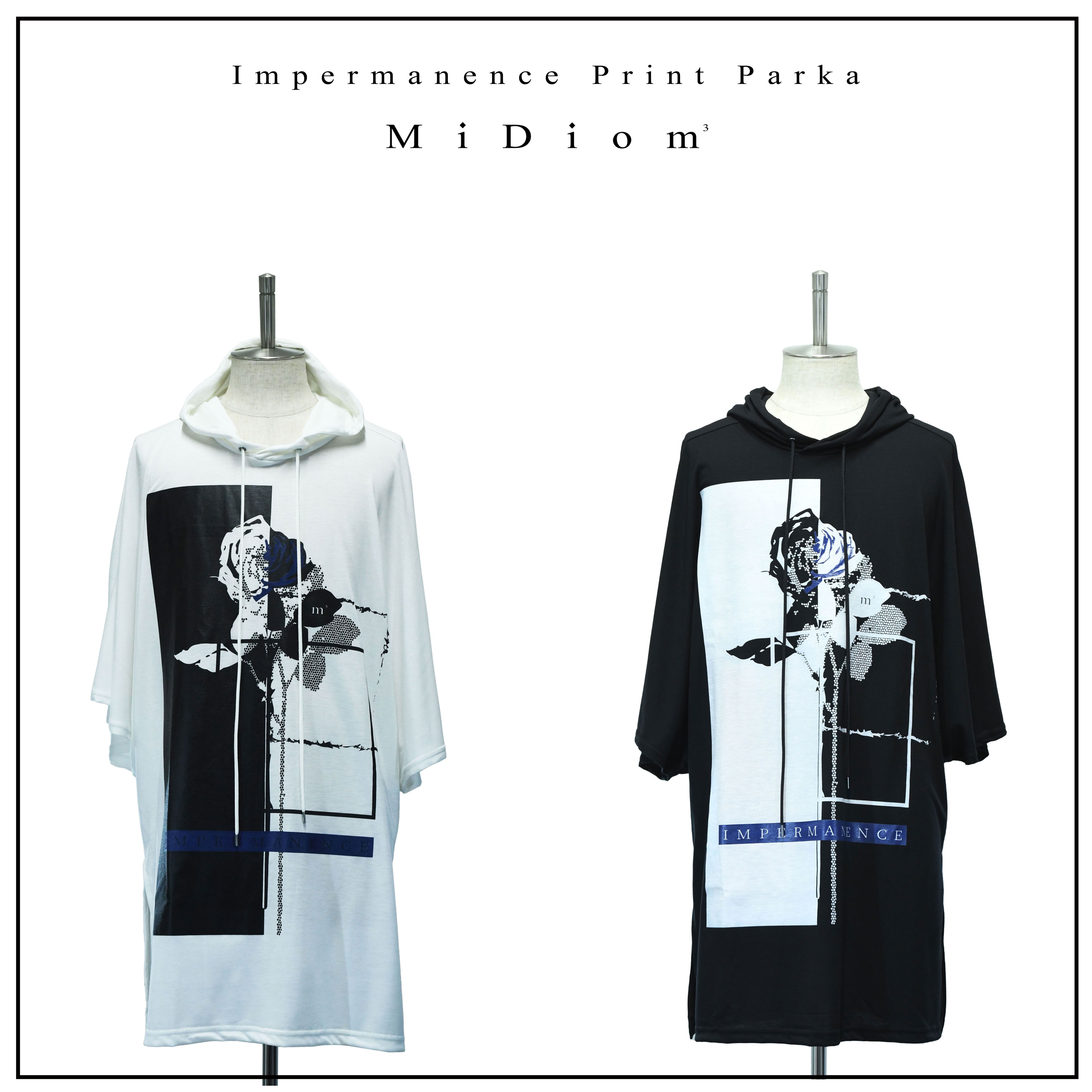 ●ラスト1点●【MiDiom】Impermanence Print Parka