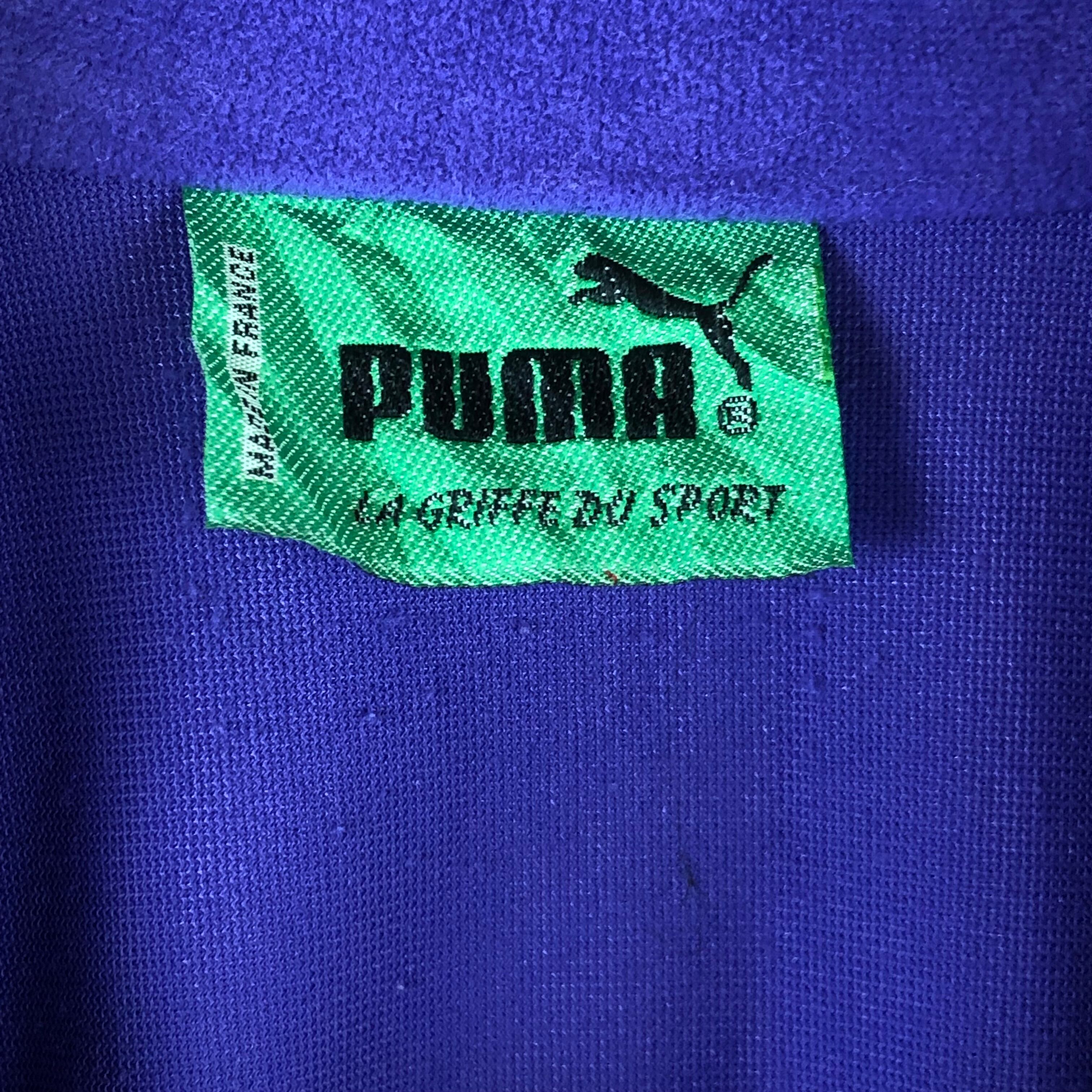 プーマ puma ジャージ トラックジャケット 起毛 ベロア素材 フランス製