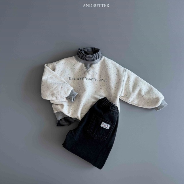 フェイバリットトレーナー ※ジュニアsize 【andbutter】