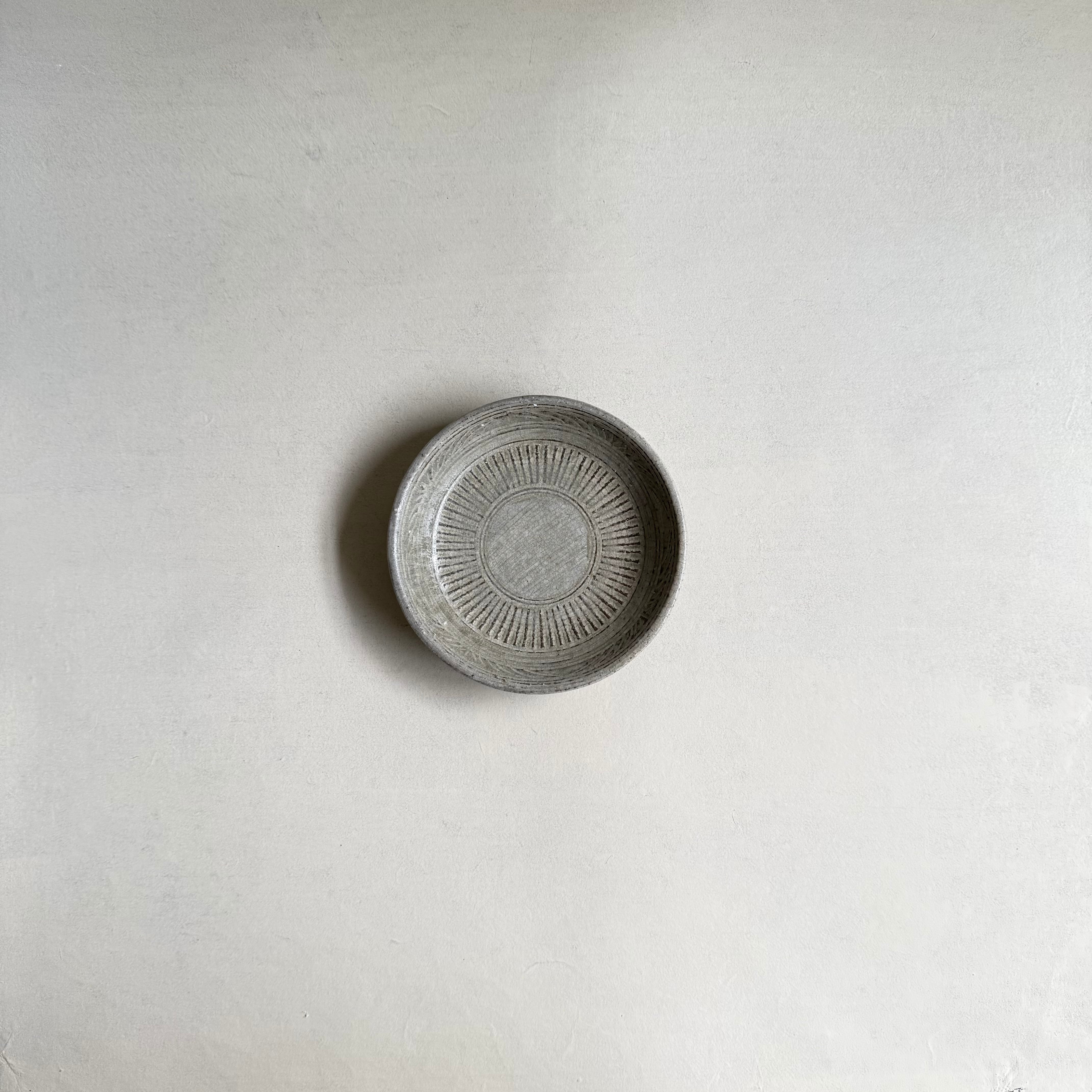叶谷真一郎 5寸皿 三島 | gallery 一白