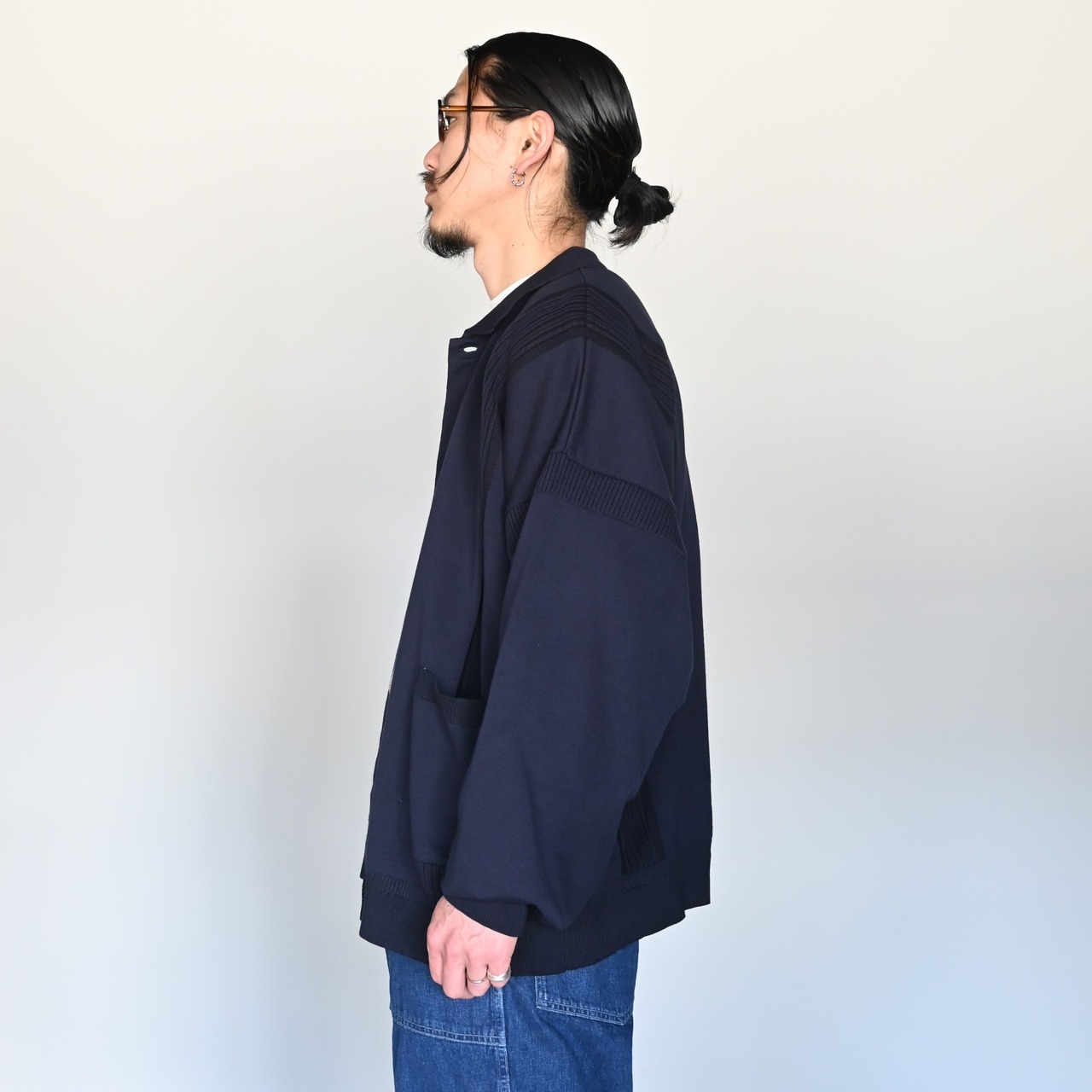 YASHIKI(ヤシキ)Rakki Collar Cardigan　style