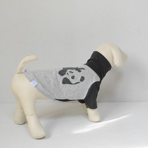 for dog Remake T-shirt “PANDA” L size