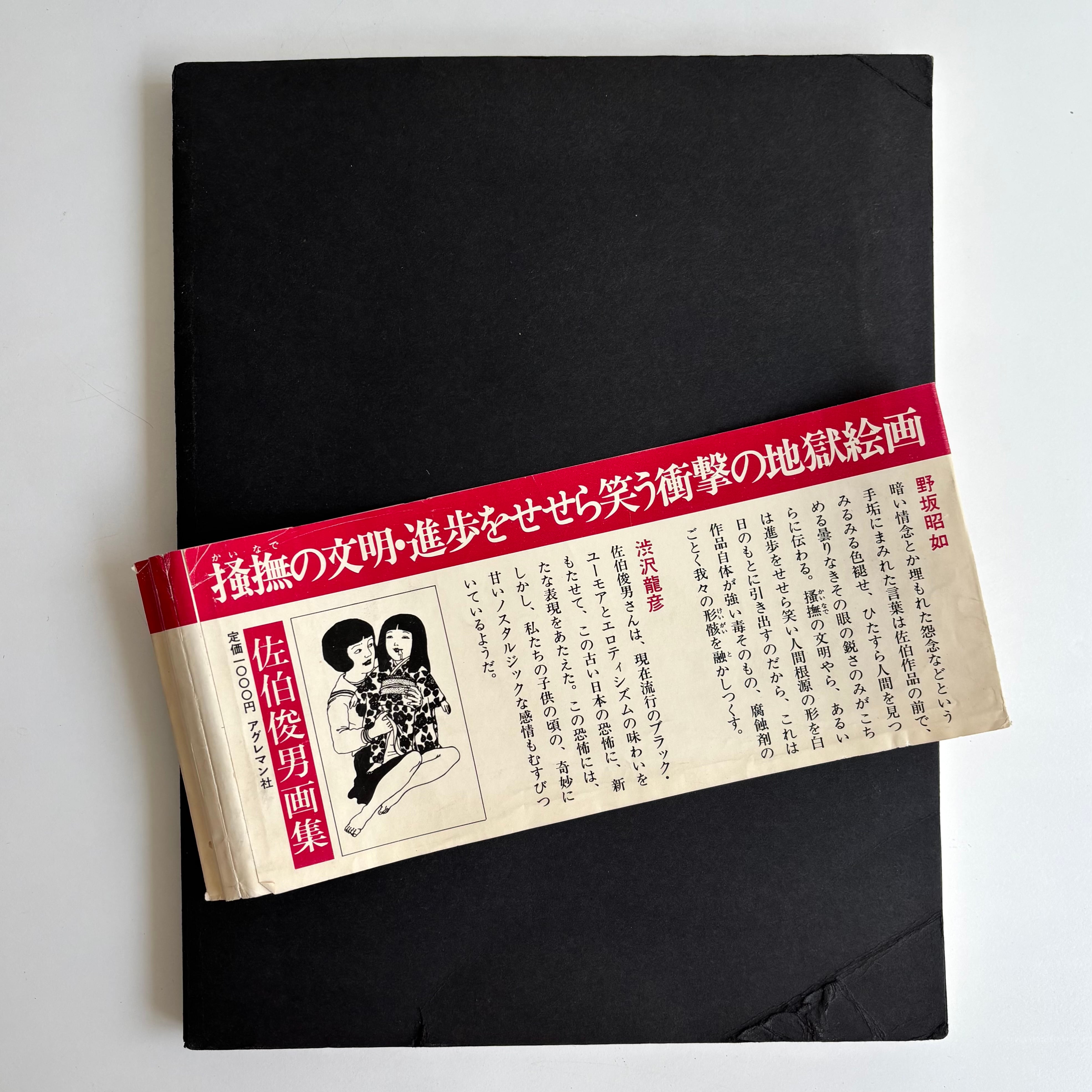 佐伯俊男画集 佐伯俊男 アグレマン社 帯・二つ折りリーフレット付