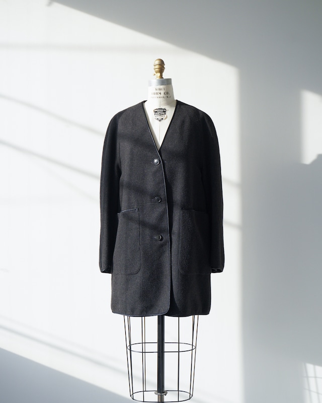 Riversible no collar jacket〈Hermès by martin margiela〉