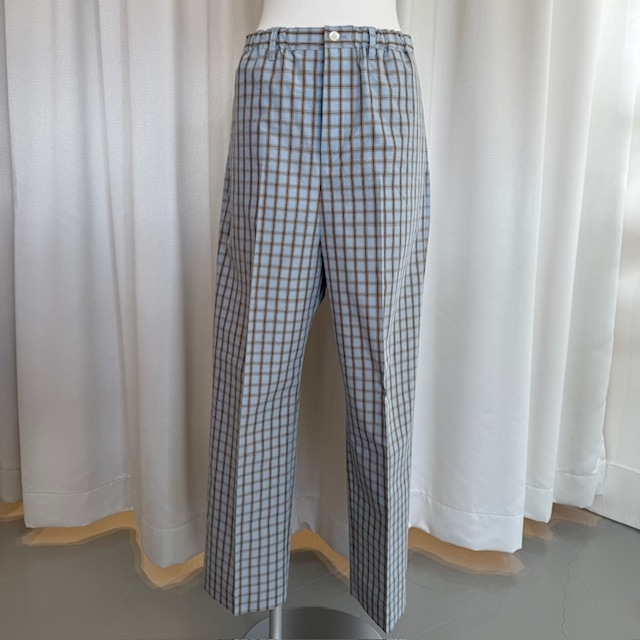[2025 SS]HOLIDAY - WASHED CHECK DRAWRTRINGS SHIRT PANTS