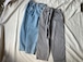 COMFORTABLE REASON / Fade Denim Slacks