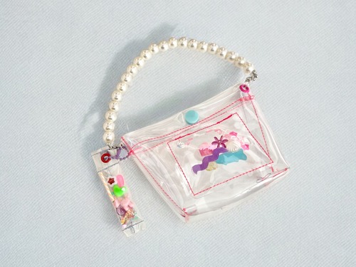 stomou×doudou ミニバッグ＆キーホルダーset