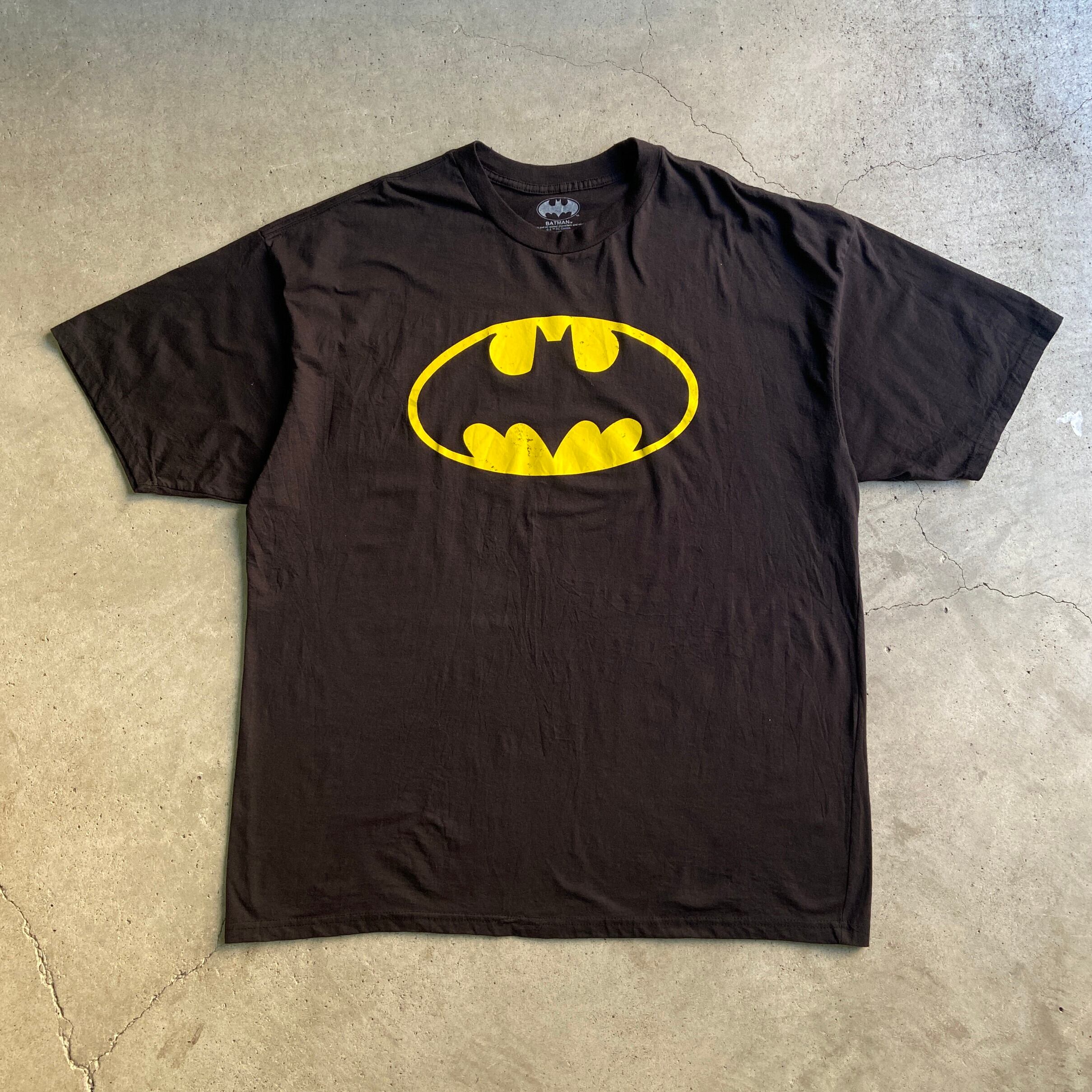 スーパービッグサイズ BATMAN バットマン ロゴプリントTシャツ メンズ 