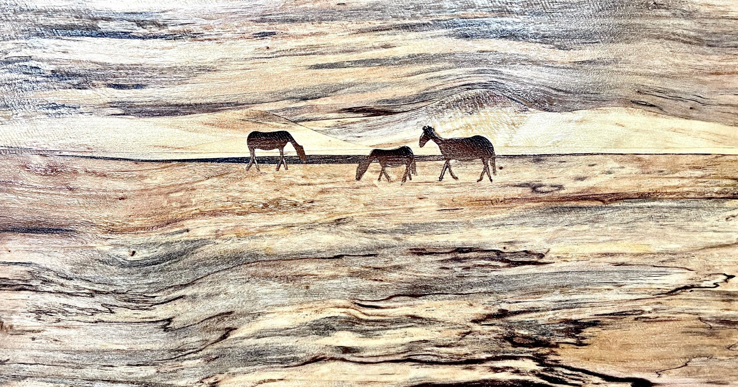 生き物の世界 | 木象嵌絵画 小森谷徹