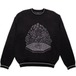 PASS PORT / KINGS X FOUNTAIN MOHAIR SWEATER BLACK