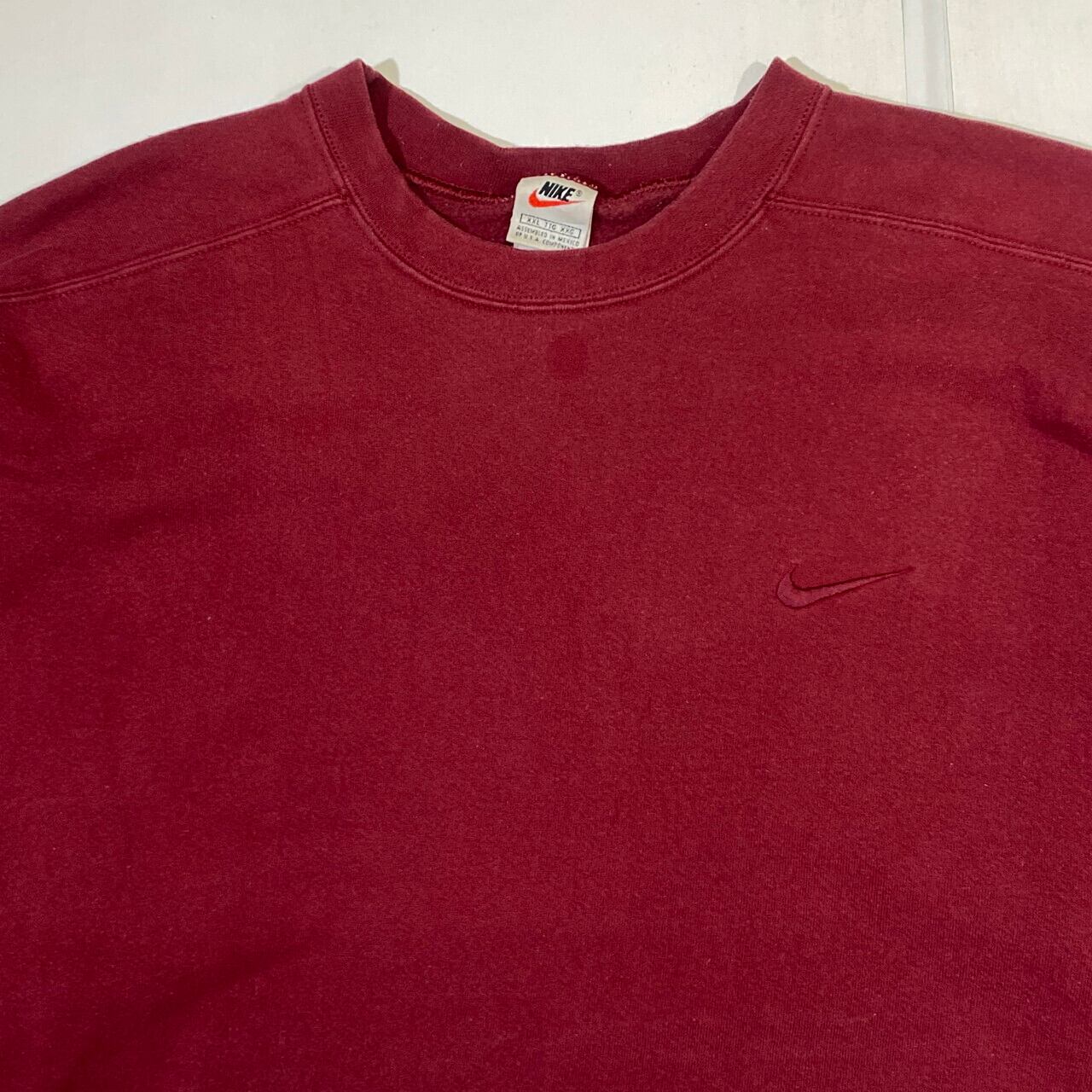 ビッグサイズ 90年代 NIKE ナイキ スウォッシュ ワンポイントロゴ 刺繍