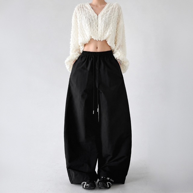 Star wide pants A00252