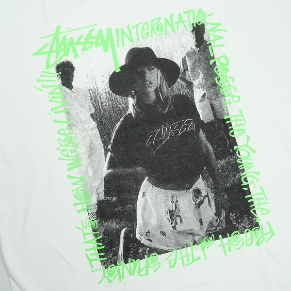 stussy LAURA tee 白 L Size【L】 STUSSY ステューシー Laura Tee White 浜松チャプト限定T
