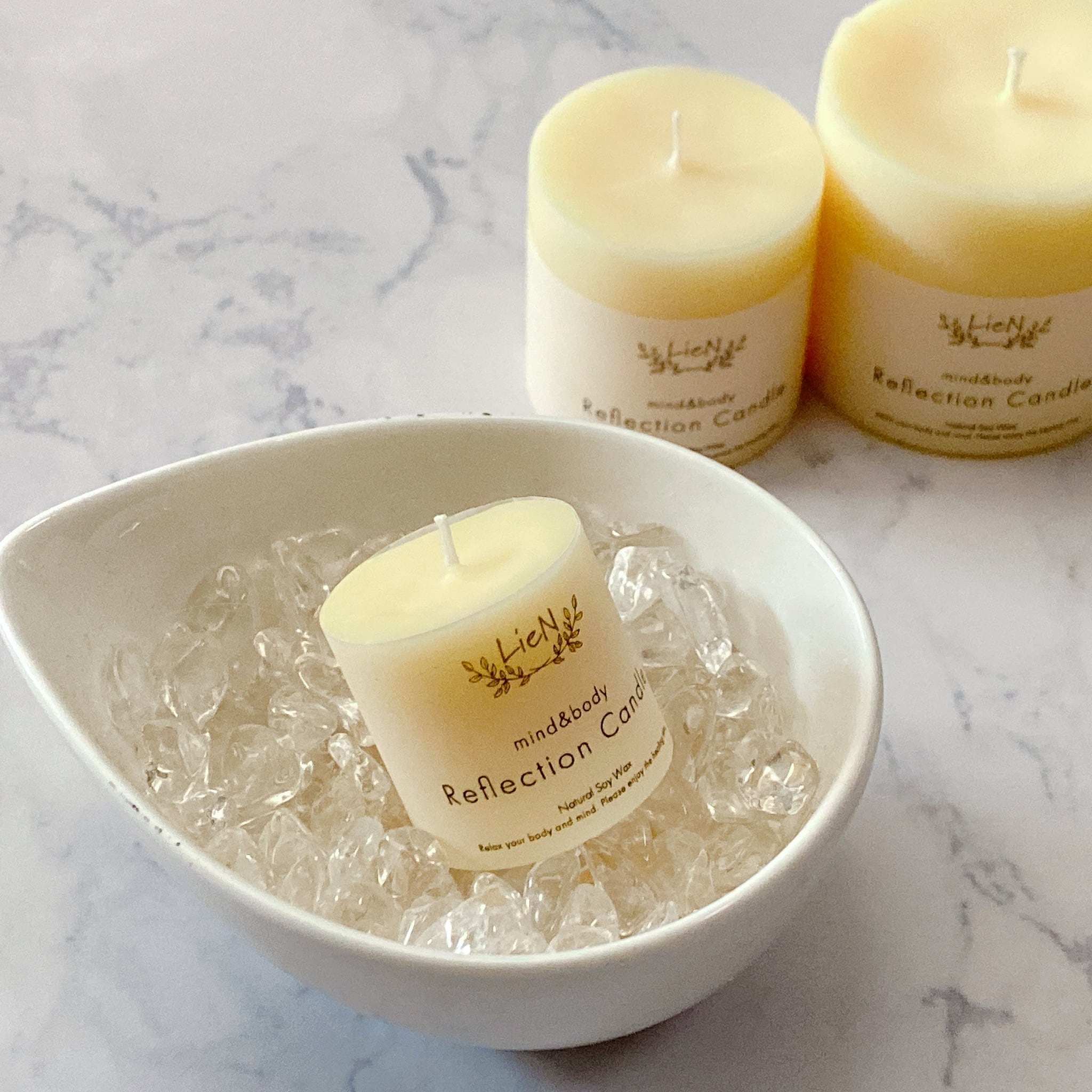 Meli（メリ）】蜜蝋（みつろう）キャンドル ソイMix mini 1個【ポスト