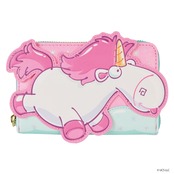 LF UNIVERSAL MINIONS FLUFFY UNICORN ZIP AROUND WALLET_DMWA0010
