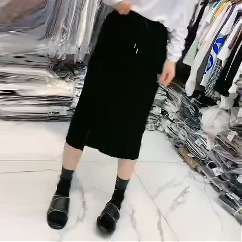 プラスサイズのファットmmハーフレングススカートの女性の秋は薄く、おなか、太った、太った姉妹をカバーし、ウエスタンスタイルの計画的なファッションスカートの年齢を減らします ミックスインファッション934202025