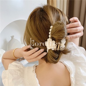 【HAIRCLIP】フラワーパールヘアクリップ