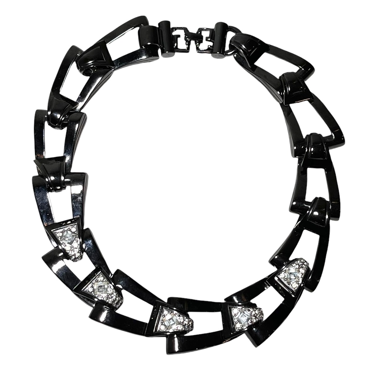 vintage GIVENCHY black coating choker
