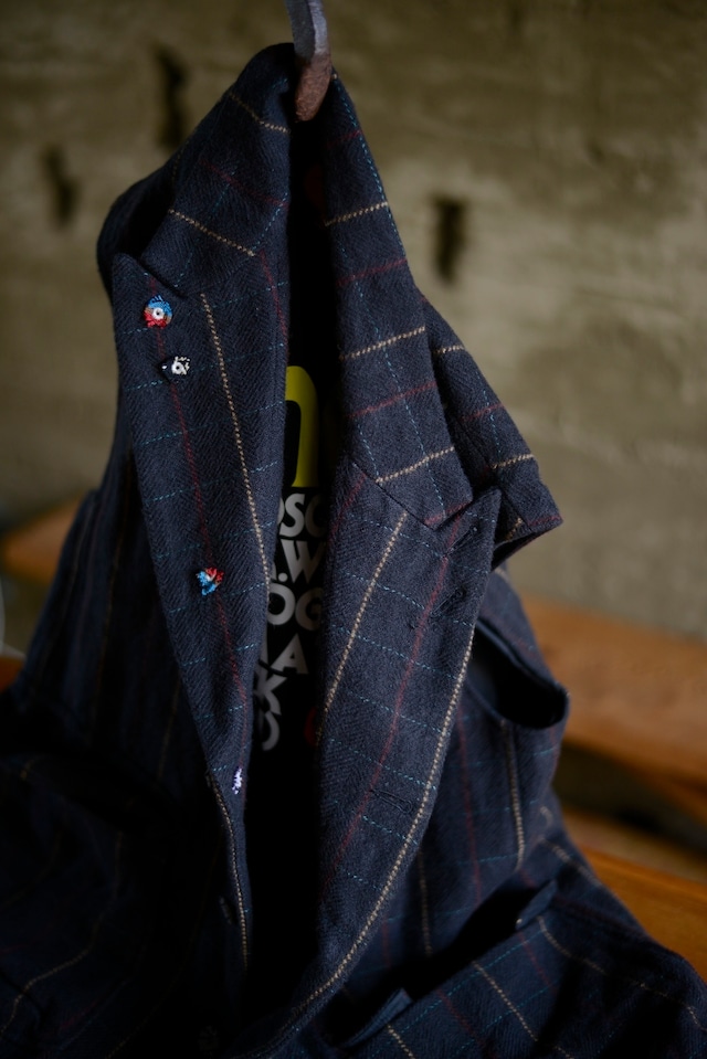 blackbird / sleeveless director's jacket (check)