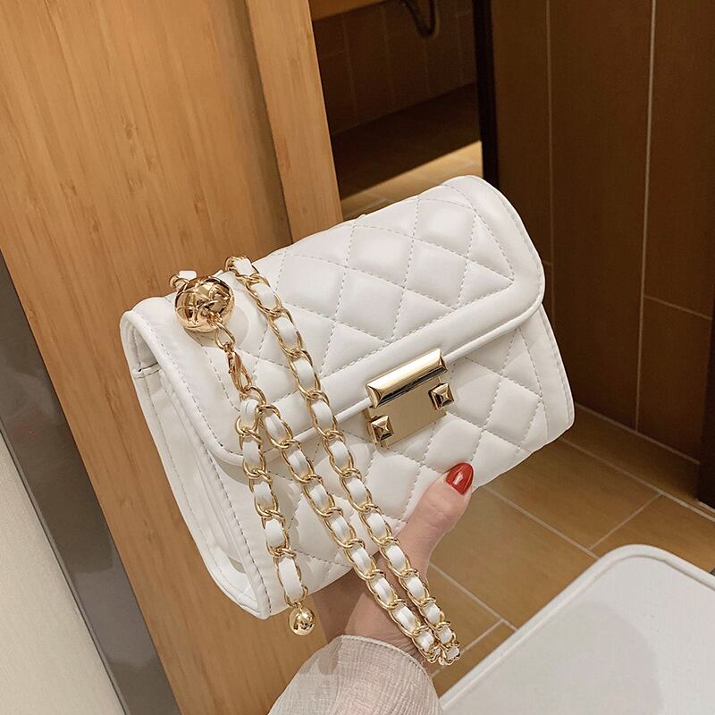 バッグ2020ニュータイドネットレッドワイルドダイヤモンドチェーンクロスボディスモールスクエアバッグ夏のファッションレディースショルダーバッグ Tiancai_Wing_Bag1041996