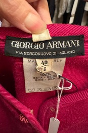 【お取り置き】GORGIO ARMANI ショッキングピンクシルクジャケット