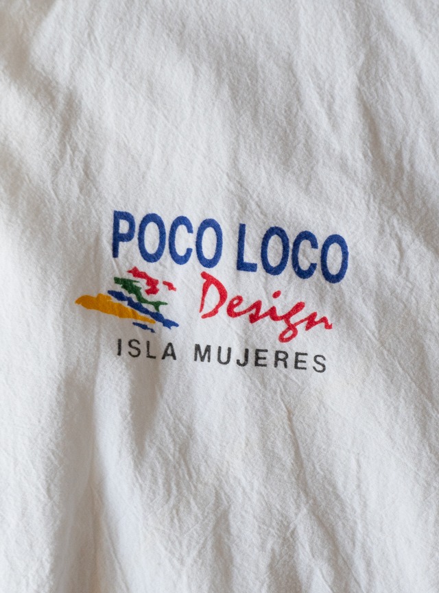 "POCO LOCO CLUB" 1980s Pullover shirt