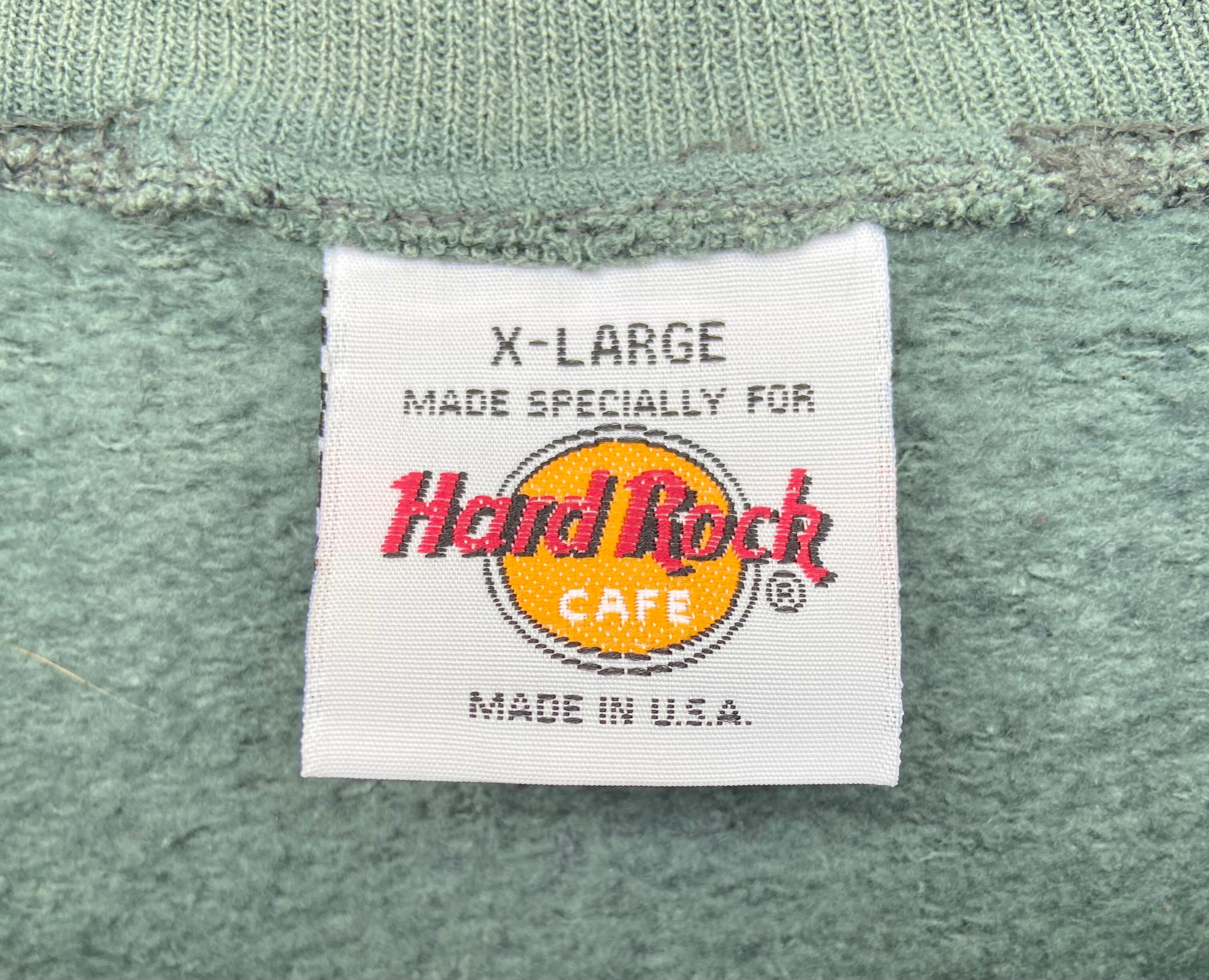 USA製 Hard Rock Cafe/ハードロックカフェ 刺繍スウェット USA製 Hard Rock Cafe/ハードロックカフェ 刺繍スウェット