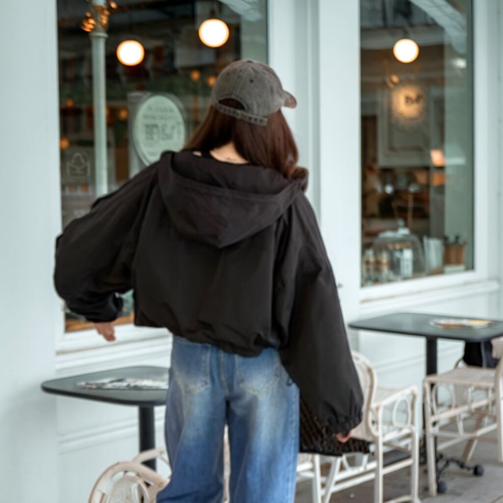 クロップド丈ジップアップジャケット 00011