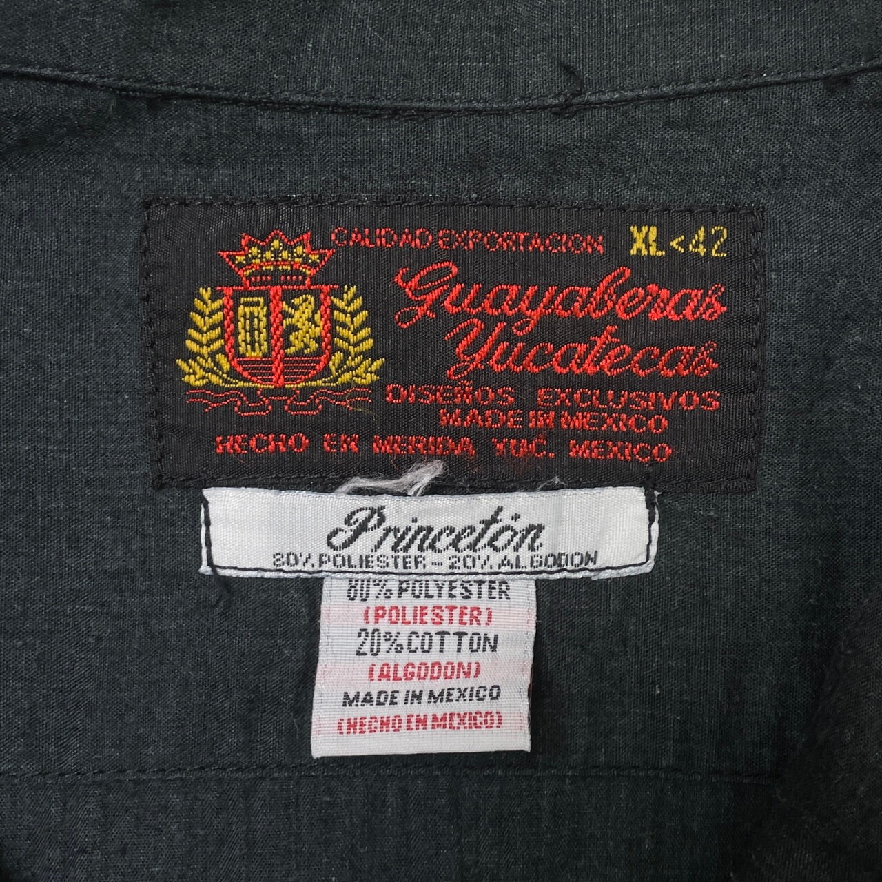 70年代~80年代 Guayabera Yucateca キューバシャツ メキシカンシャツ  